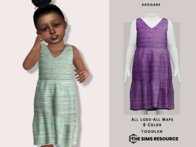 T-Nora Dress / Toddler Sims 4 CC