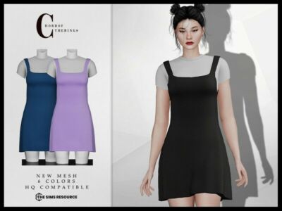 T-Shirt And Dress D-330 Sims 4 CC