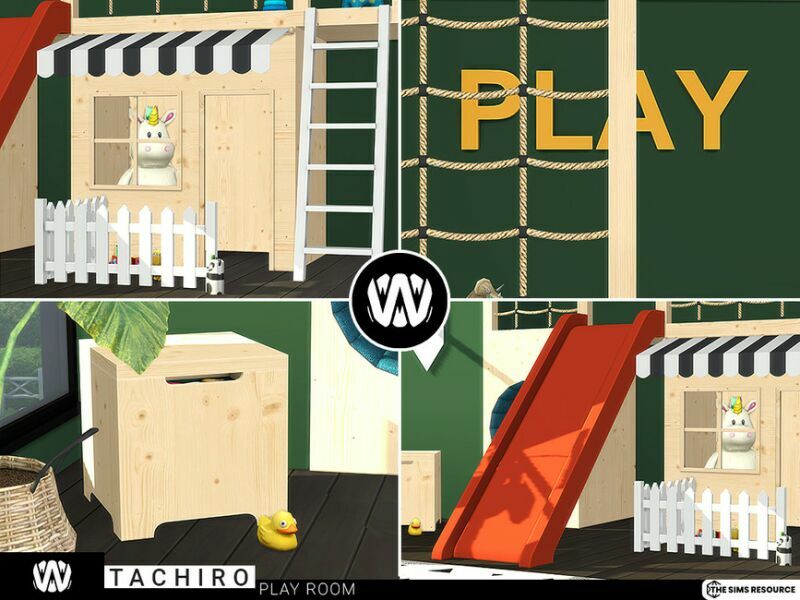 sims 4 cc tachiro play room by wondymoon 3