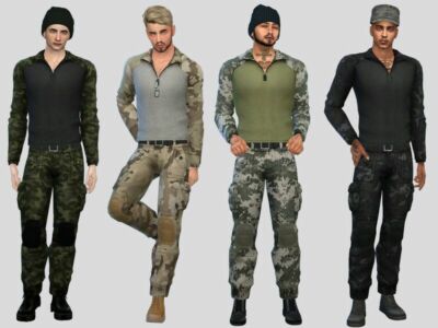 Tactics Outfit Sims 4 CC