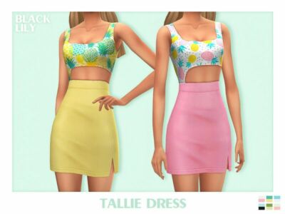 Tallie Dress Sims 4 CC