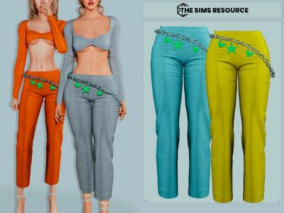 Tanisha Pants By Couquett Sims 4 CC