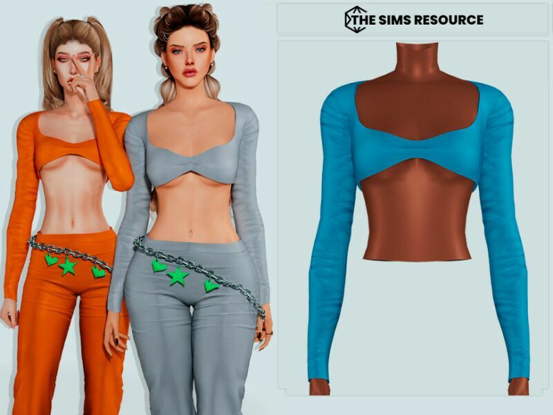 Tanisha TOP By Couquett Sims 4 CC