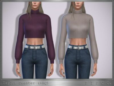 Taylor Sweater. By Pipco Sims 4 CC