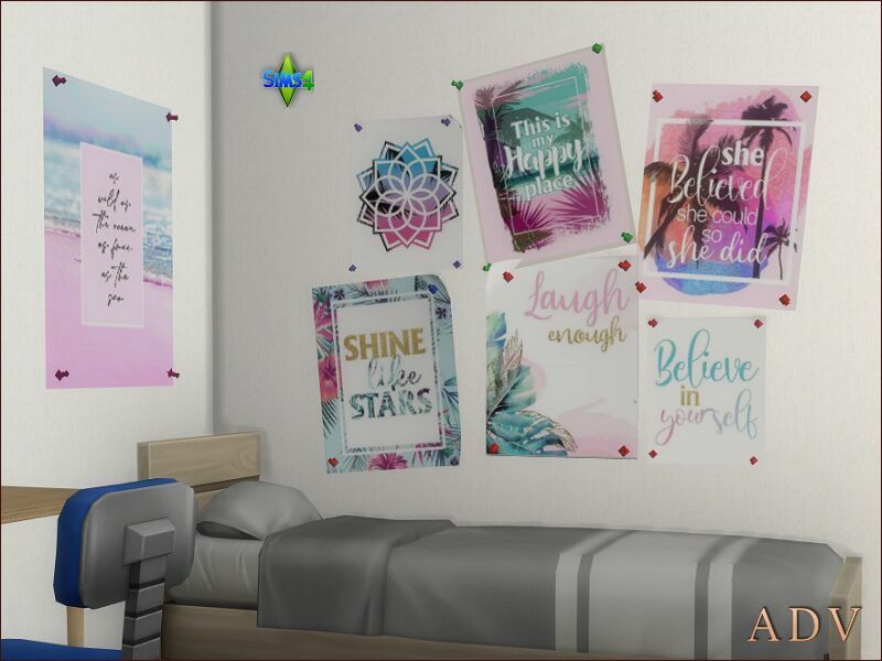 sims 4 cc teen poster 9