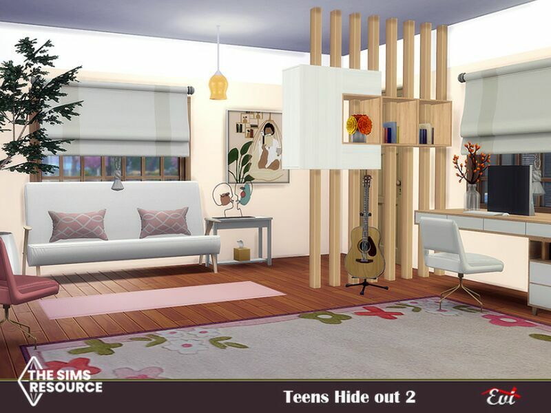 sims 4 cc teens hide out 2 by evi 3