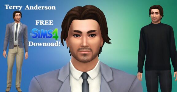 Terry Anderson By VTK Sims 4 CC