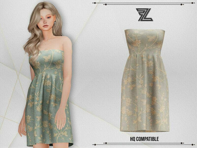 Terry Dress Sims 4 CC