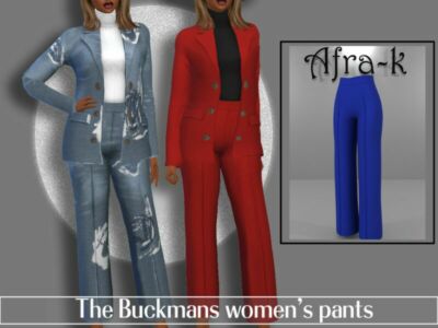 The Buckmans Women’S Pants By Akaysims Sims 4 CC