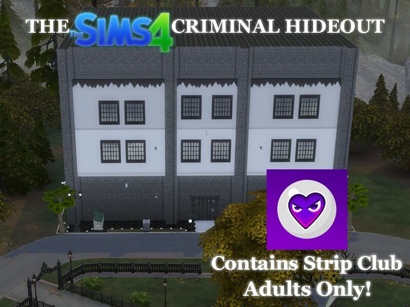 The Criminal Hideout By VTK Sims 4 CC