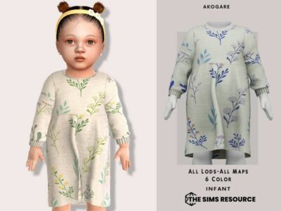 The / Female Infant Clothing / I Cherish Dress Sims 4 CC