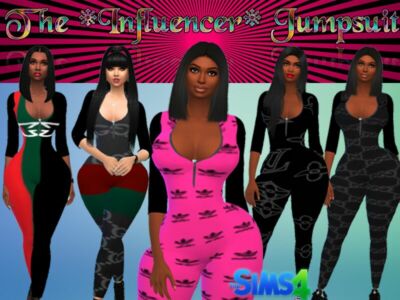 The Influencer Full Body Jumpsuit By VTK By VTK Sims 4 CC