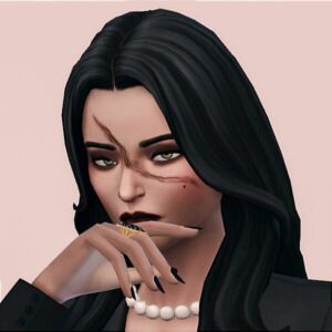 The | Mafia Woman | NO CC By Hedennychen Sims 4 CC