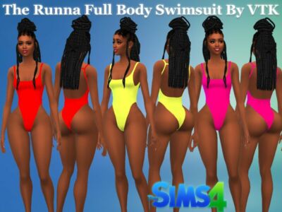 The Runna Full Body Jumpsuit By VTK By VTK Sims 4 CC