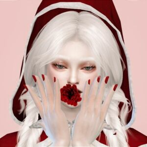 The | Santa IVY | Female By Hedennychen Sims 4 CC