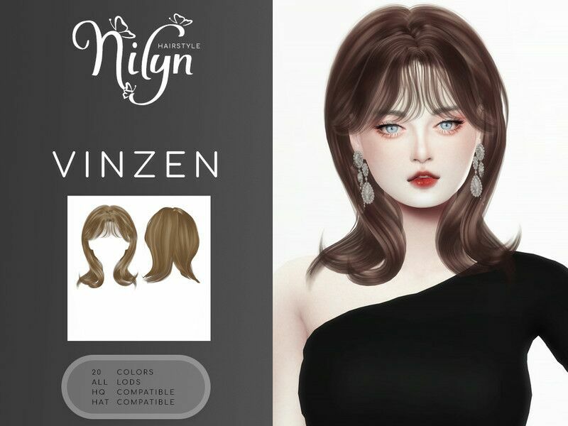 The Sims 4: Vinzen Hair – NEW Mesh Sims 4 CC