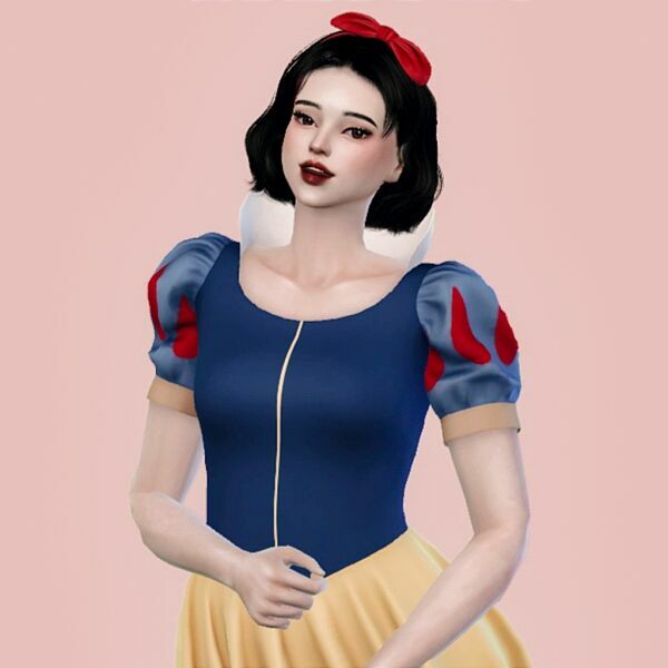 sims 4 cc the snow white female by hedennychen 2