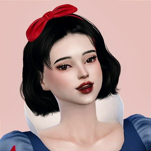 sims 4 cc the snow white female by hedennychen 3