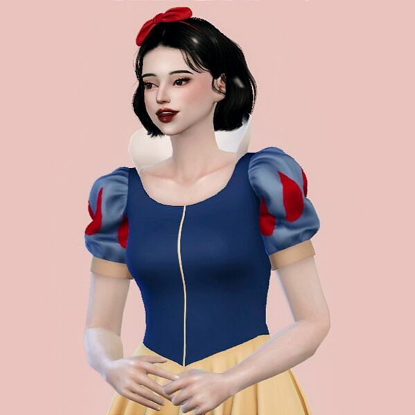 sims 4 cc the snow white female by hedennychen 4