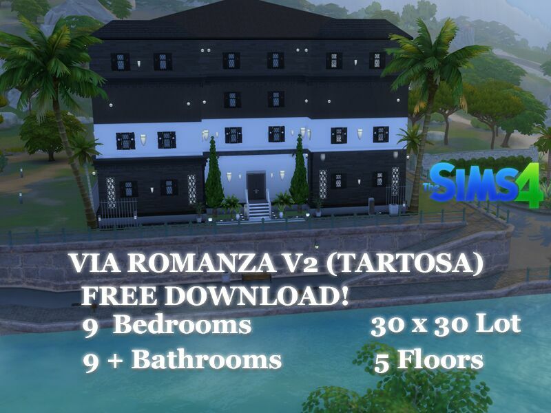 The VIA Romanza V2 Home In Tartosa By VTK Sims 4 CC