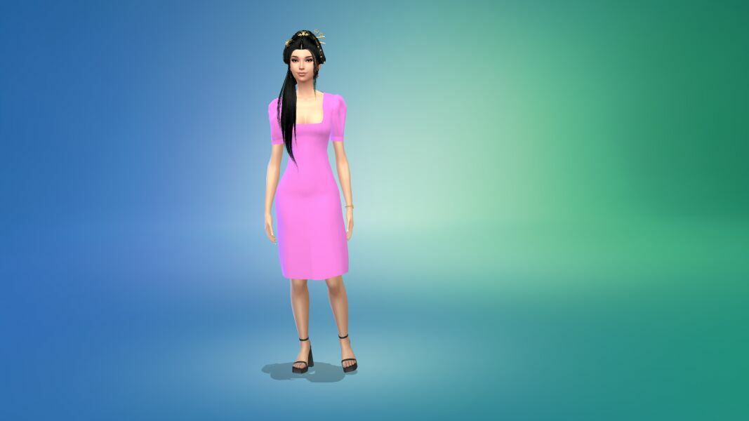 sims 4 cc the vietnamese dress by vtk by vtk 8