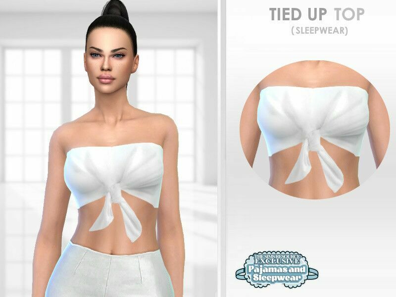 Tied UP TOP Sims 4 CC