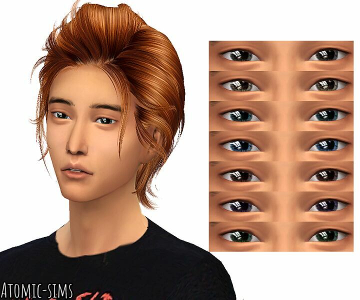 Tifa Side Eyes NO.3 Conversion By Atomic-Sims Sims 4 CC