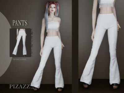 Tight Flare Pants By Pizazz Sims 4 CC