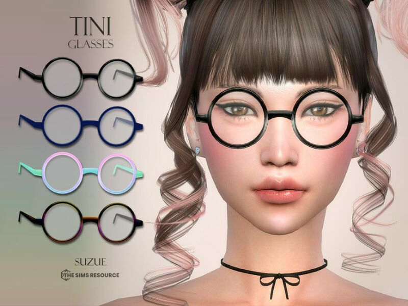 Tini Glasses By Suzue Sims 4 CC