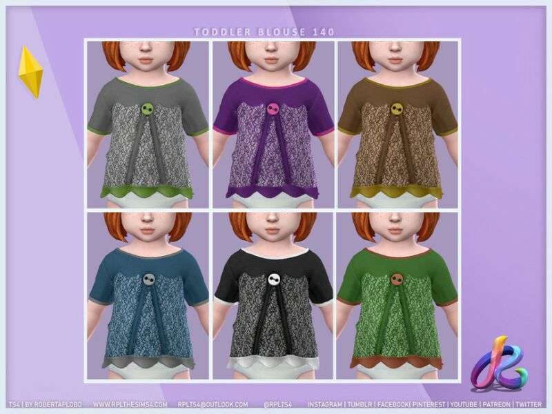 sims 4 cc toddler blouse rpl140 by robertaplobo 2