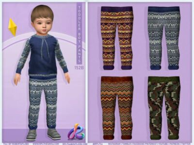 Toddler BOY Pants Rpl152B By Robertaplobo Sims 4 CC