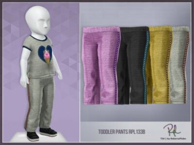 Toddler Pants Rpl133B By Robertaplobo Sims 4 CC