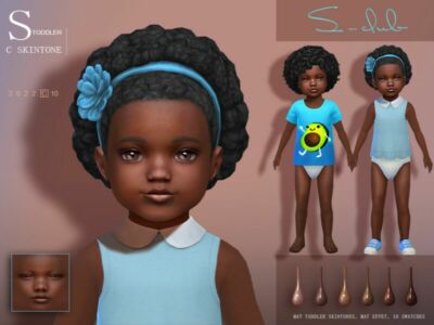 Toddler Skintone 1022 T By S-Club Sims 4 CC