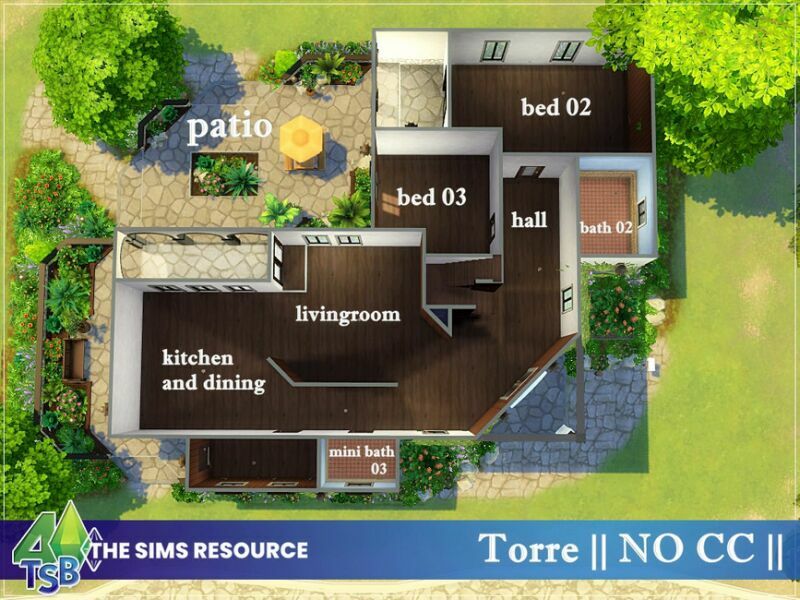 sims 4 cc torre no cc by bozena 5