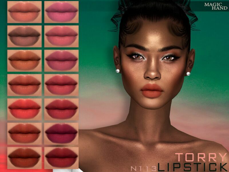 Torry Lipstick N113 By Magichand Sims 4 CC