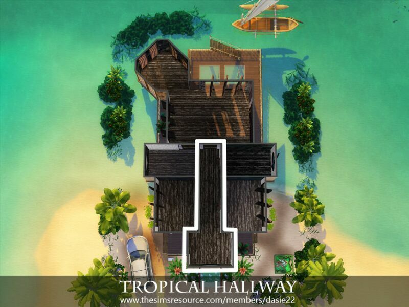 sims 4 cc tropical hallway by dasie2 5