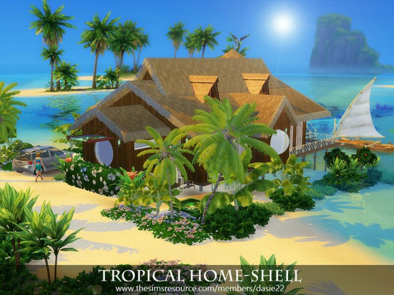 sims 4 cc tropical home shell by dasie2 3