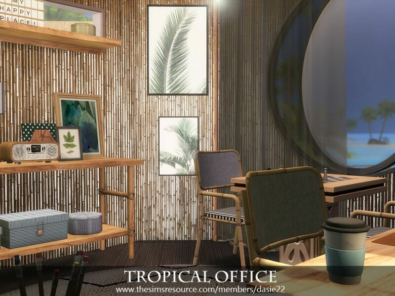 sims 4 cc tropical office by dasie2 3