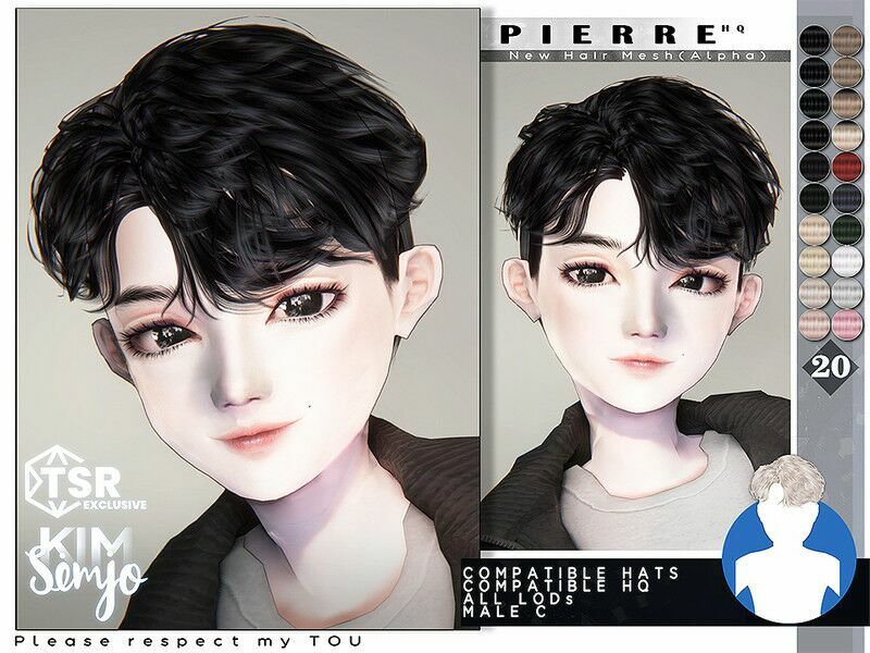 TS4 Child Hairstyle_Pierre Sims 4 CC