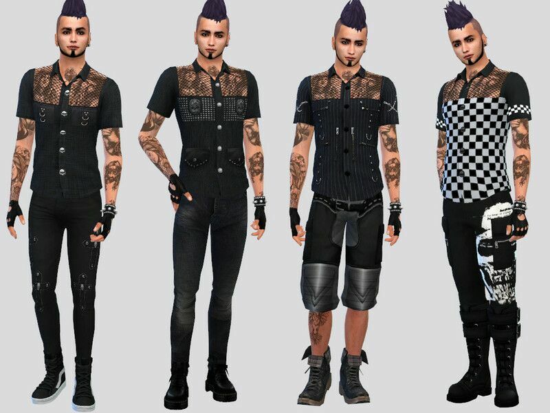 Umbra Buttonup Shirt Sims 4 CC