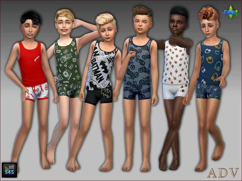 Underwear For Boys Sims 4 CC