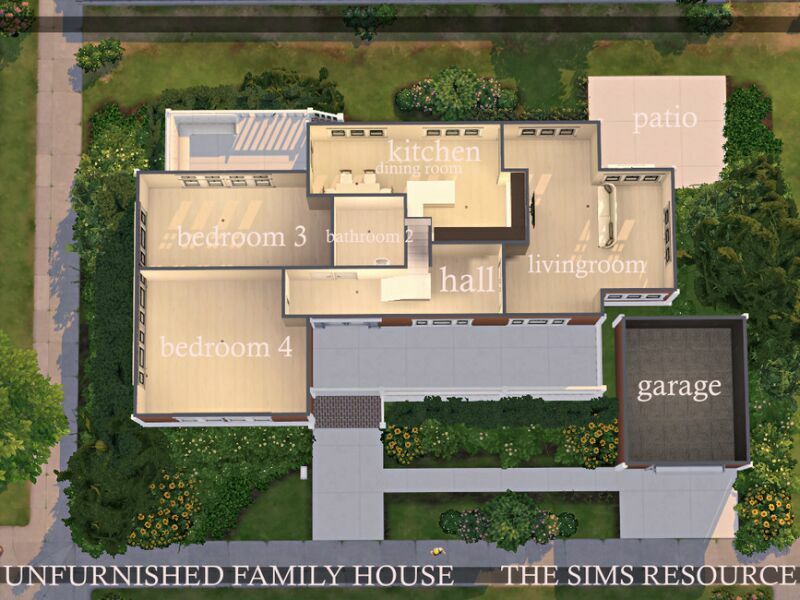 sims 4 cc unfurnished family house nocc by simzmora 4