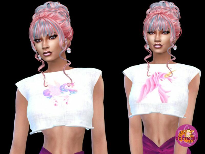 sims 4 cc unicorn top by xxxtigs 3