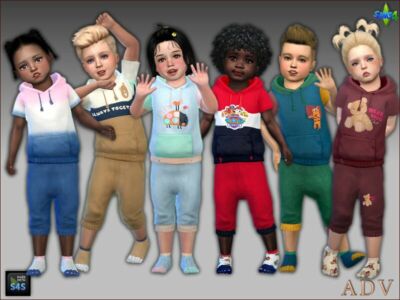 Unisex Outfits For Toddlers Sims 4 CC