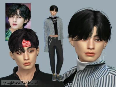 V – KIM Taehyung – BTS (Request) By Starafanka Sims 4 CC