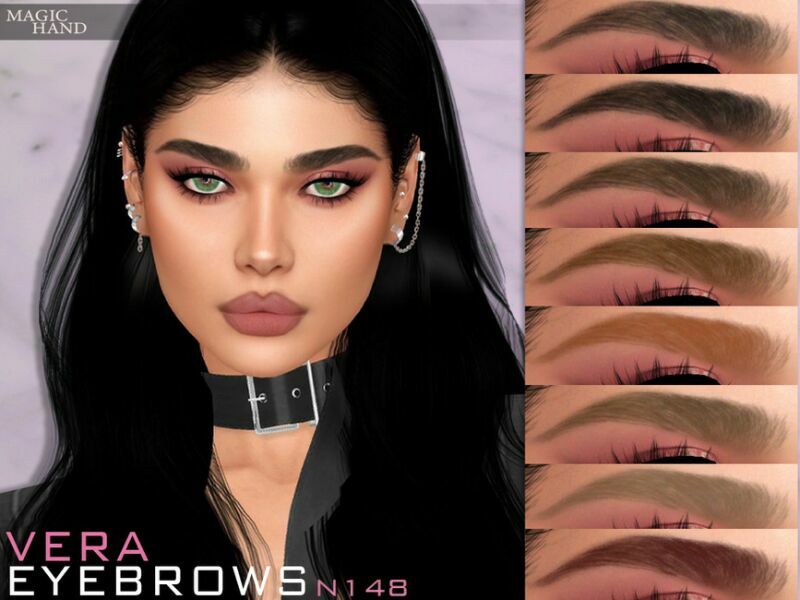 Vera Eyebrows N148 By Magichand Sims 4 CC