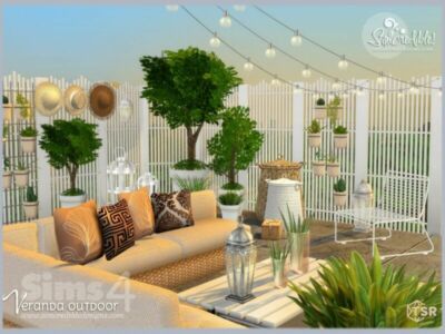 Veranda Extras By Simcredible! Sims 4 CC