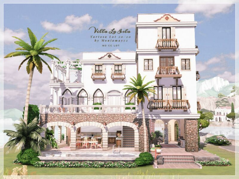 sims 4 cc villa la isla tartosa no cc by moniamay72 2