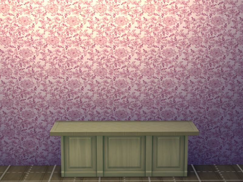 Vintage Wallpaper Sims 4 CC