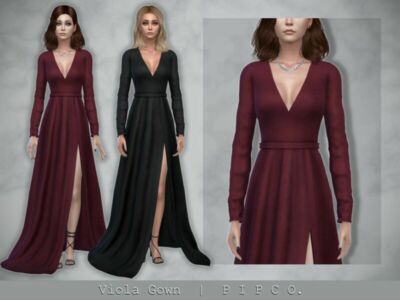 Viola Gown. By Pipco Sims 4 CC